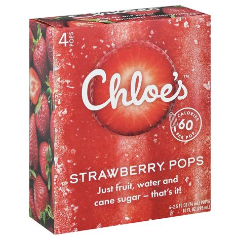 chloe's strawberry pops